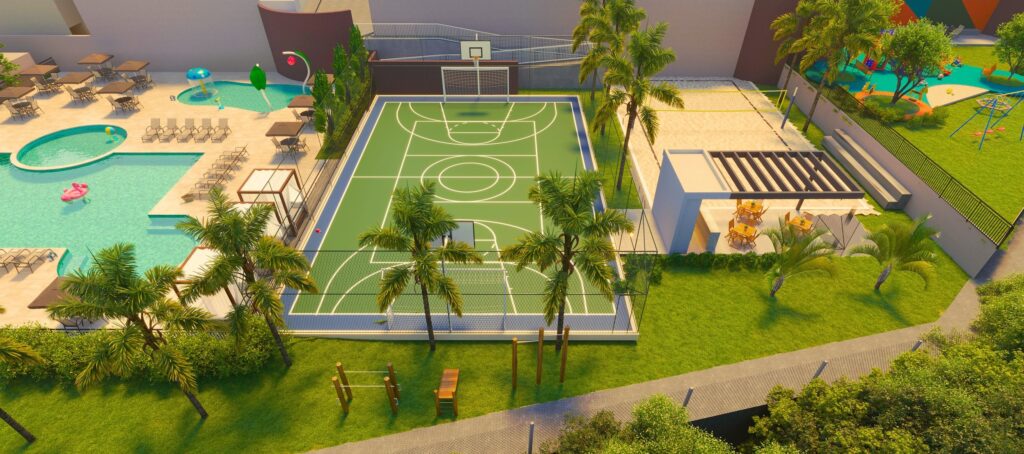 Aéreo lazer do Condomínio Clube Noronha - Casas a venda em Cotia SP