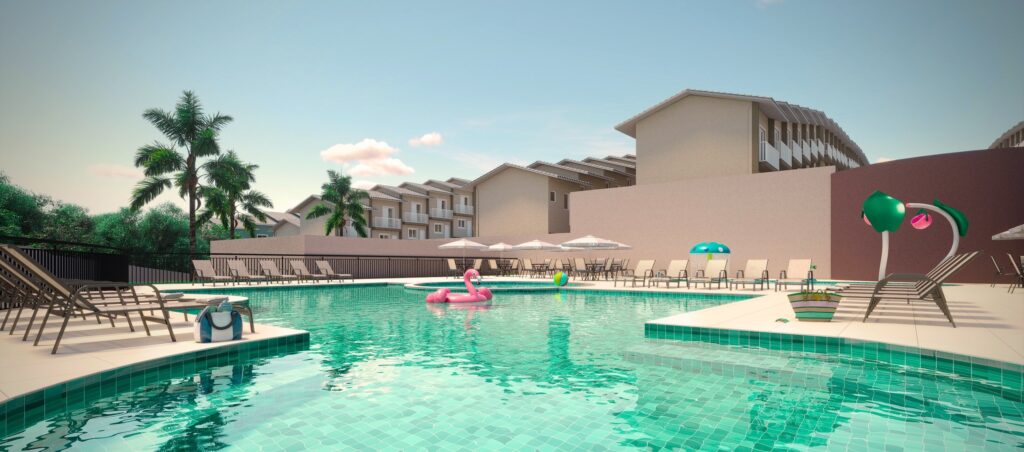 Piscina adulto do Condomínio Clube Noronha - Casas a venda em Cotia SP