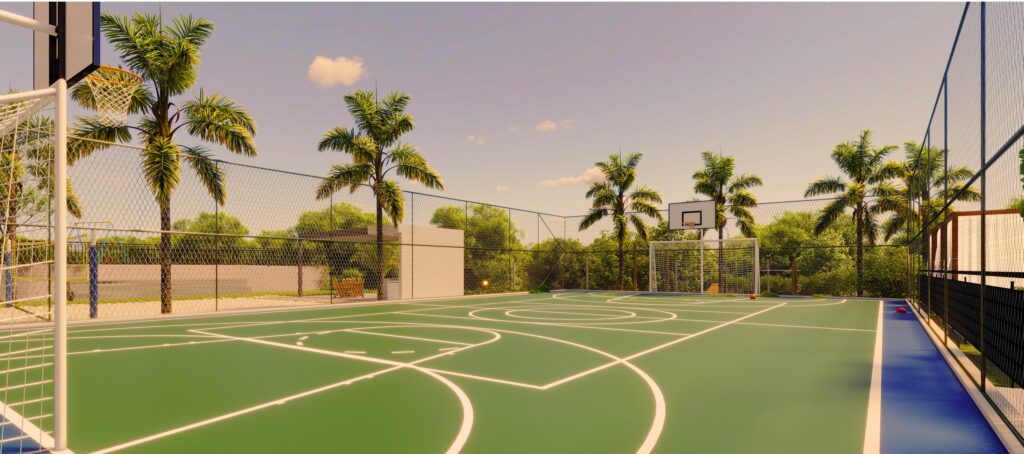 Quadra recreativa do Condomínio Clube Noronha - Casas a venda em Cotia SP