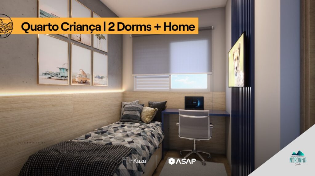 Quarto de criança de 62 m² do Condomínio Clube Noronha - Casas a venda em Cotia SP