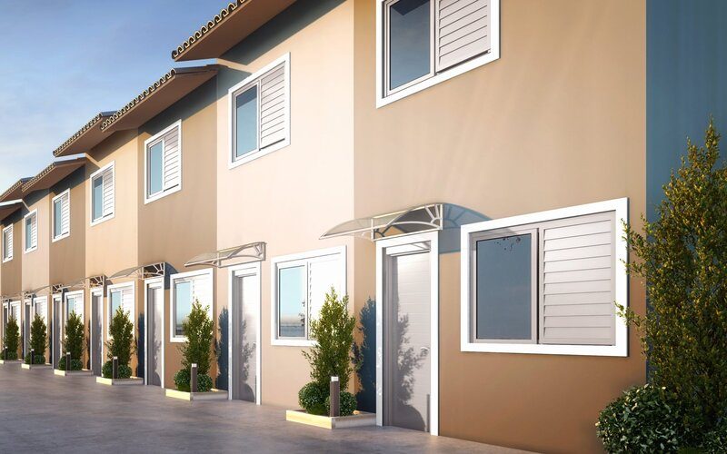 Fachada do Residencial Itália em Cotia SP