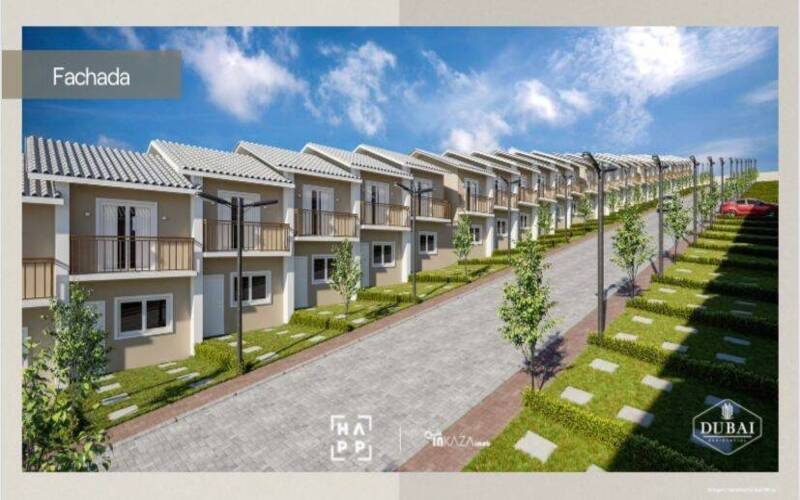 Fachada Residencial Dubai - Casas a venda em Cotia SP