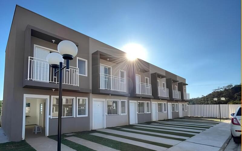 Fachada do Villagio Cezzane - Casas a venda em Cotia SP